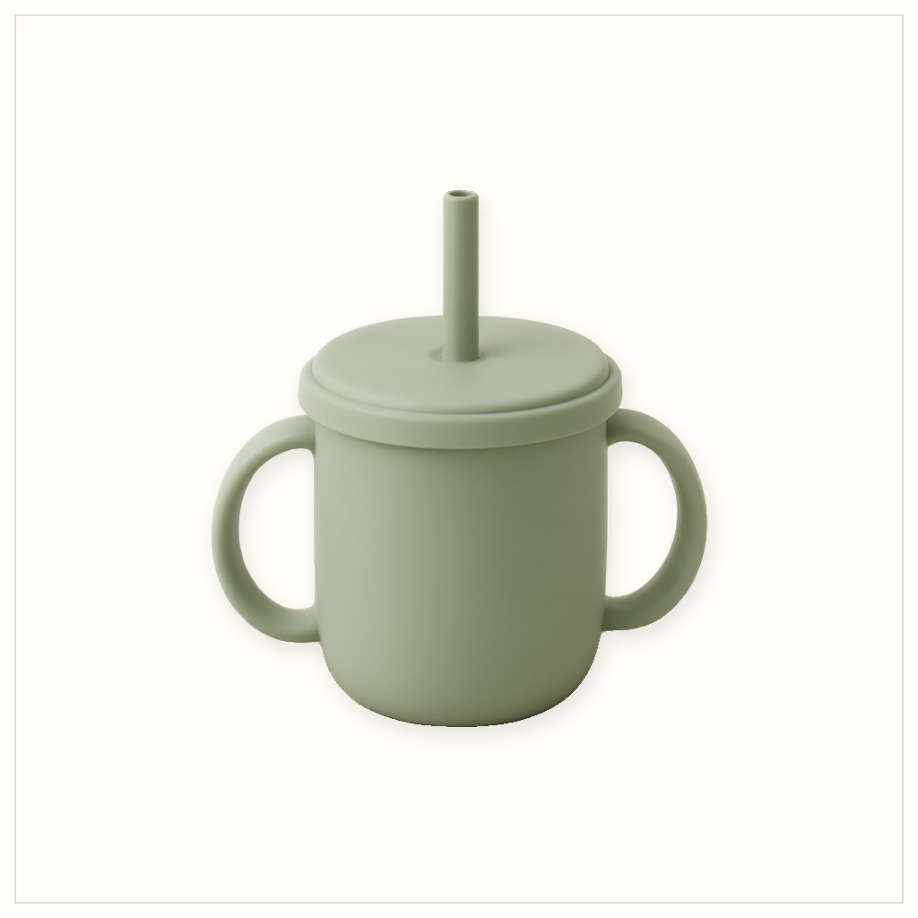 Two-Handle Straw Cup — product view