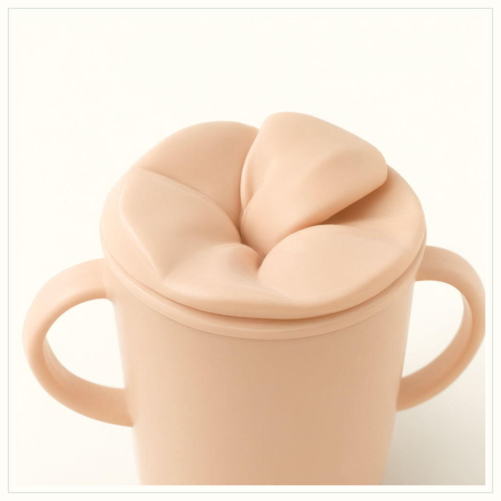 Petal-Lid Snack Cup — product view