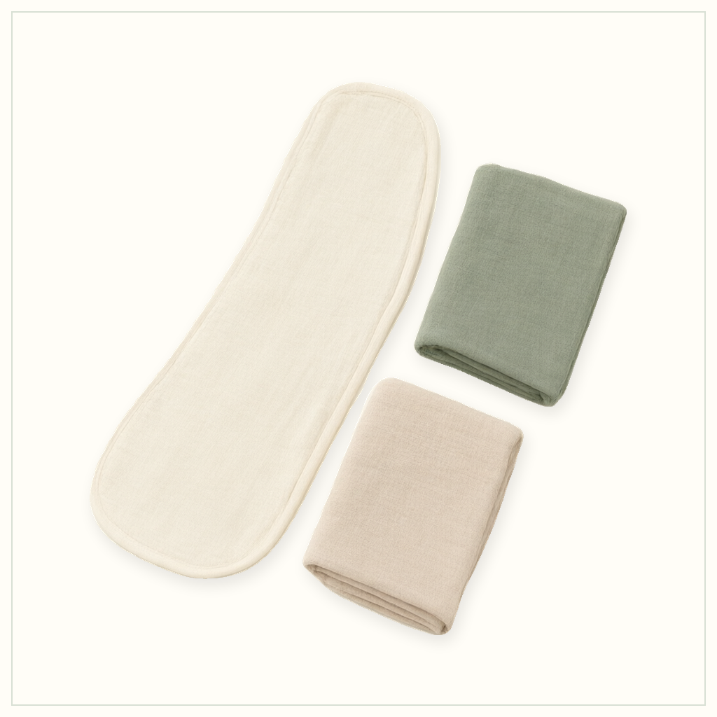 Burp Cloth Trio — product view