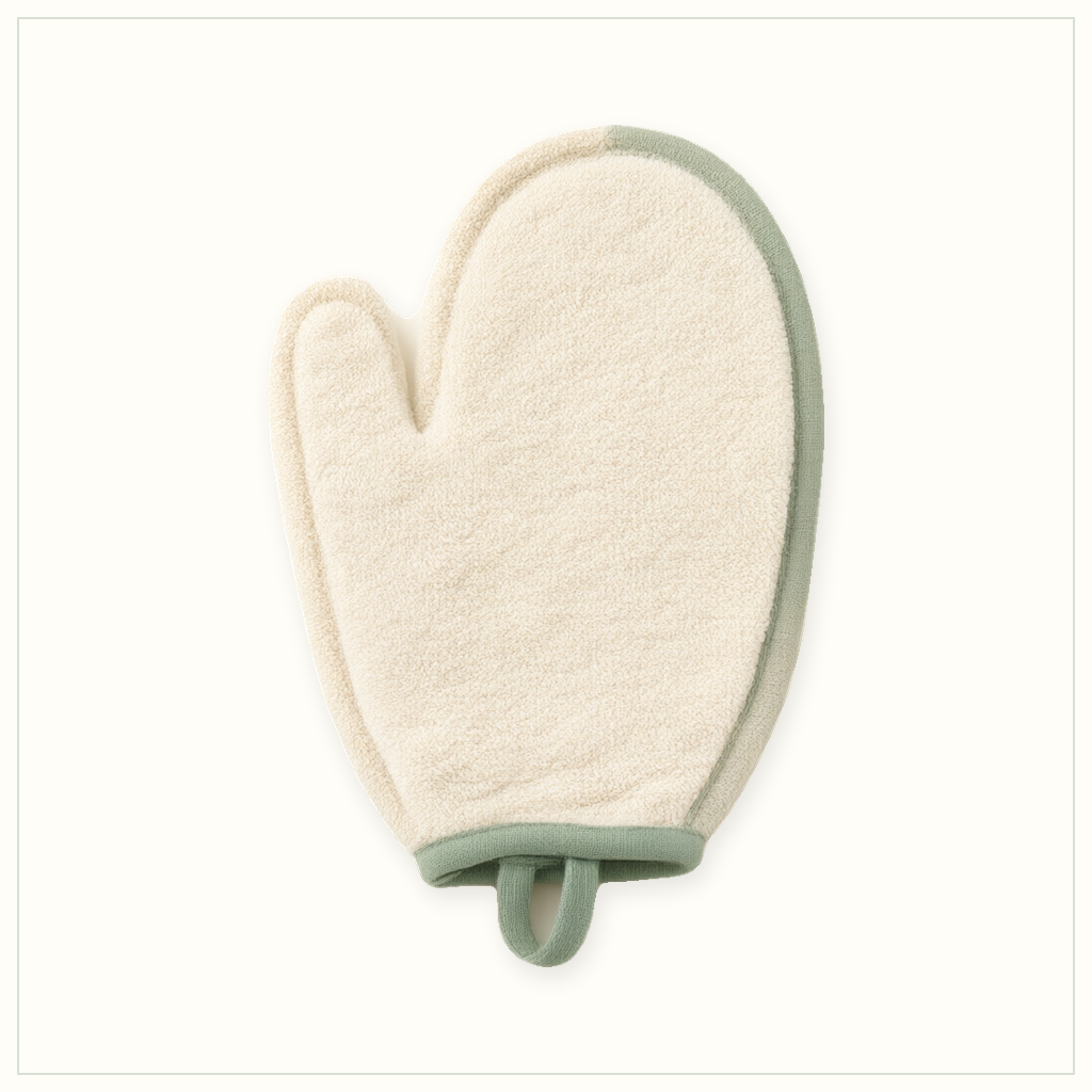 Looped Bath Mitt — product view