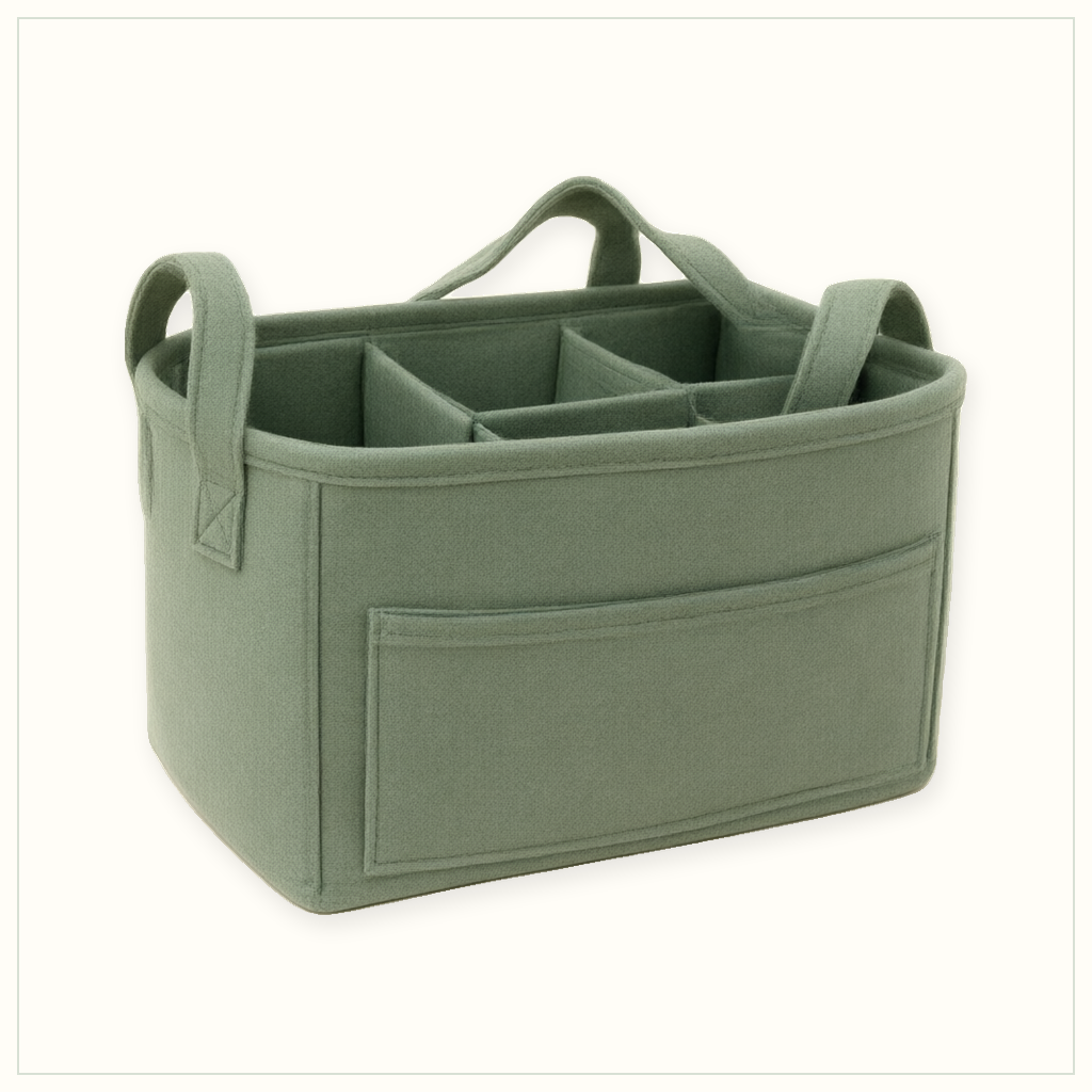 Divided Diaper Caddy — product view
