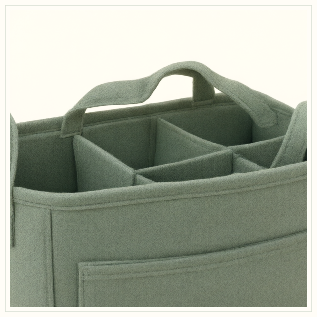 Divided Diaper Caddy — product view