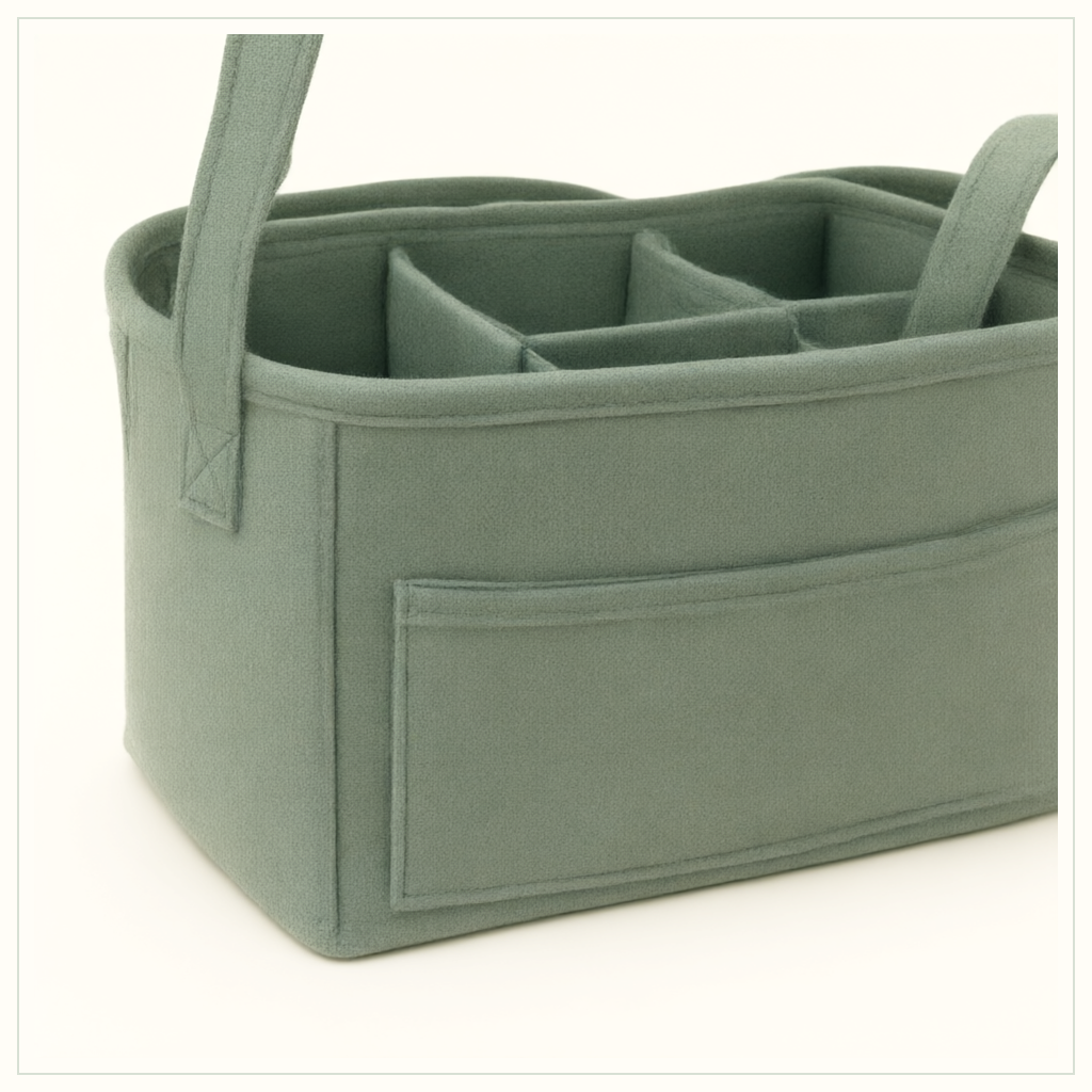 Divided Diaper Caddy — product view