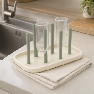 Bottle Drying Rack — in use