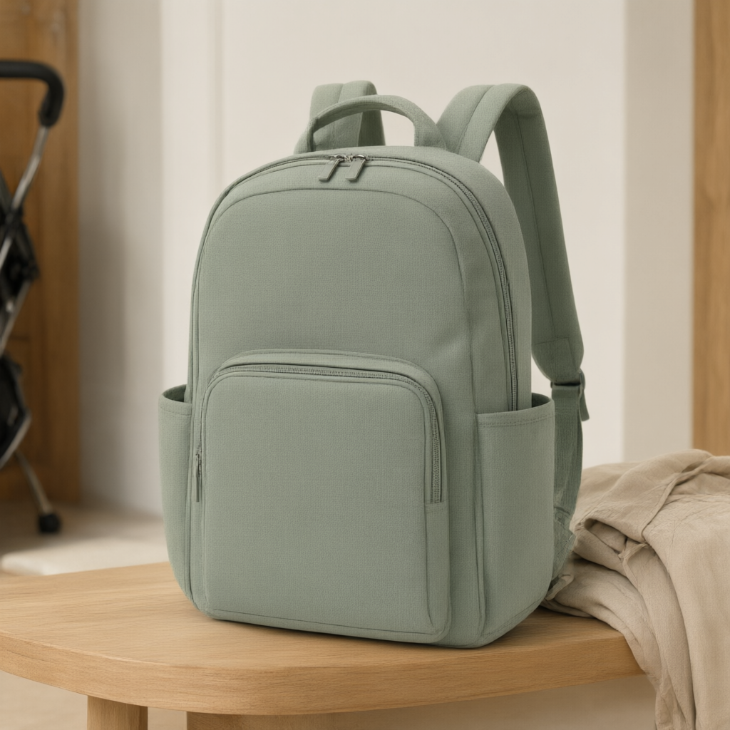 Everyday Diaper Backpack — in use