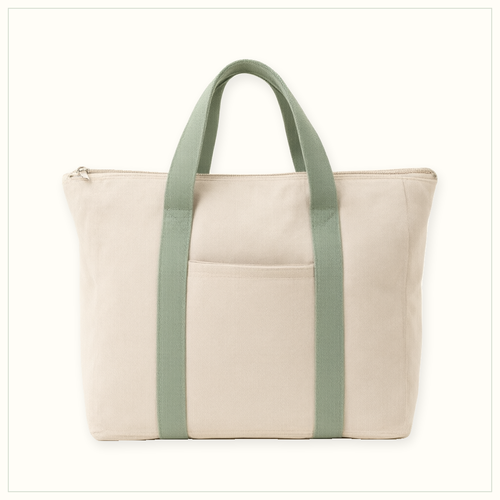 Two-Tone Diaper Tote — product view