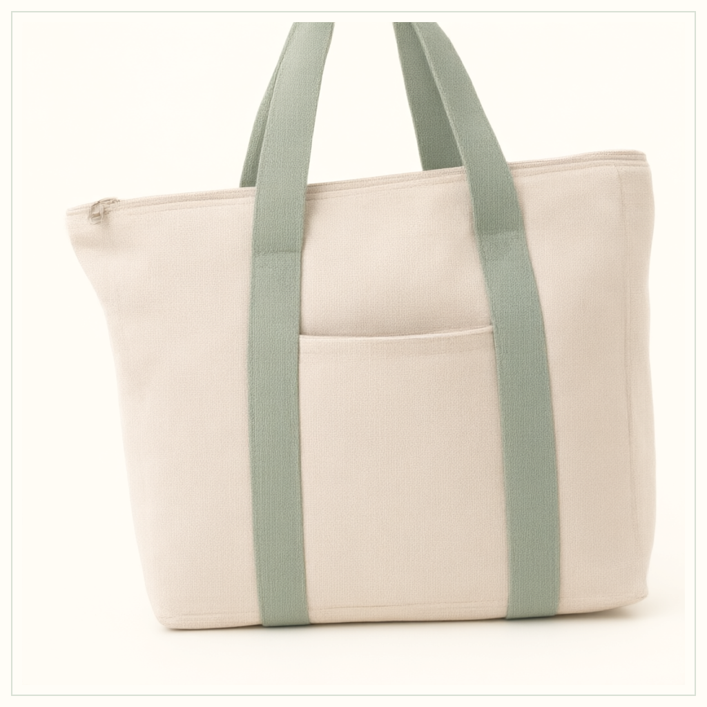 Two-Tone Diaper Tote — product view
