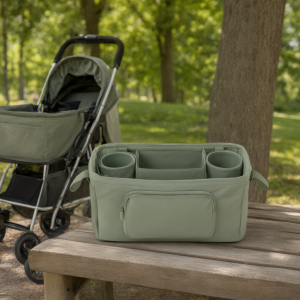 Stroller Organizer — in use